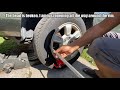 Changing TPMS sensors without taking off wheel from car using BeadBuster XB-452