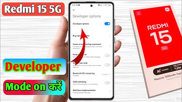 how to on developer option in redmi 15 5g | redmi 15 5g developer option on kaise kare 