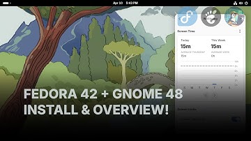 🚀 Fedora 42 + GNOME 48: Install & Overview! (Beta)