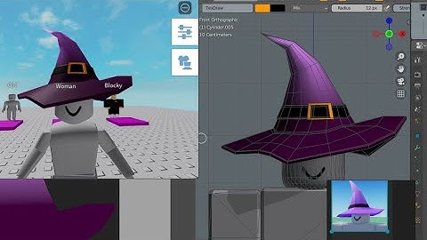 How to make a Witch Hat Blender UGC TUTORIAL in less than 1 hour