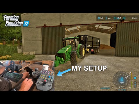 BACK FARMING AT CALMSDEN - MY FARMING SETUP - FS22