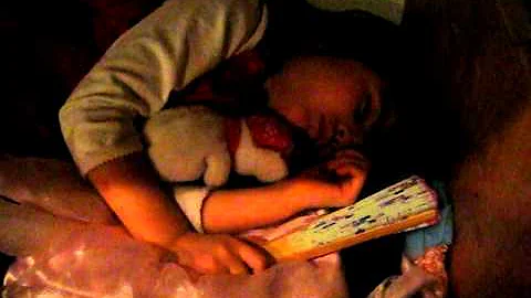Gabrielle hiding/sleeping in her costume box