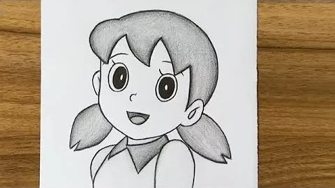 How to Draw Shizuka from Doraemon Step by step//Eesy drawing ideas  for beginners #carlights #baby