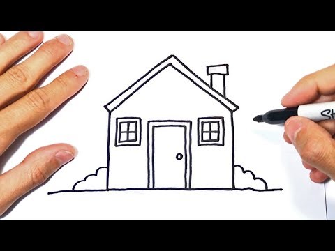Video: Cómo Dibujar Una Casa Para Un Niño