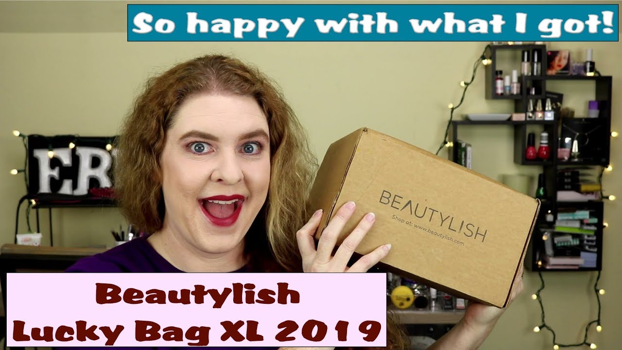 Beautylish Lucky Bag XL 2019!!! I am so happy! failure meaning in bengali