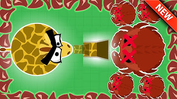 Mope.io - GIRAFFE STOMP IS STRONGER THAN CRAB HIT!! EPIC GIRAFFE TROLLING!