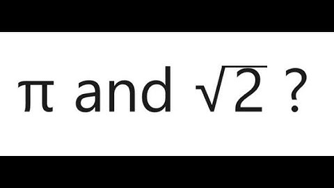 What exactly do constants like π and √2 represent?