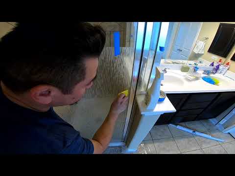 How to Frost Glass Shower Doors