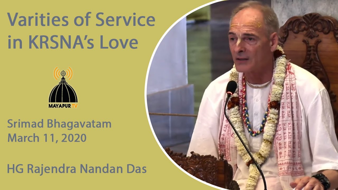 Hg Rajender Srimad Bhagavatam 10.9.4-5, Speaker: HG Rajendra Nandana Das - YouTube