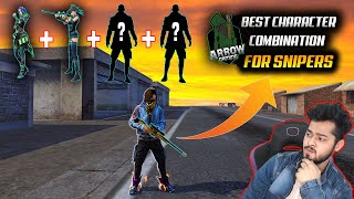 Best Character Combination for SNIPERS | Garena Free Fire