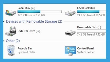 How to add Recycle Bin and Control Panel to My Computer