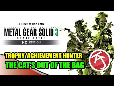Metal Gear Solid 3 The Cat S Out Of The Bag Trophy Youtube