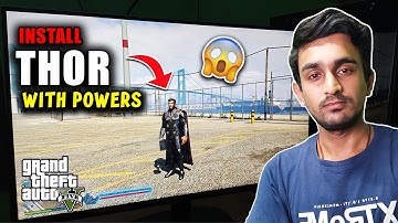 How to Add Thor With Powers In GTA 5 | How To Mod GTA 5 | GTA Offline Mods