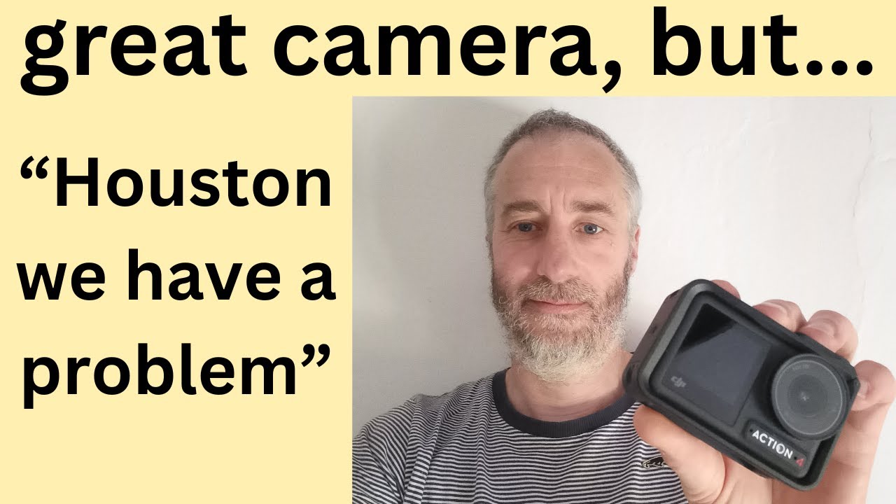 The DJI Osmo Action 4 - a great camera with one big issue.