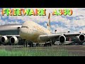 FREEWARE Airbus A380 Model MSFS FS2020 Download | 4K