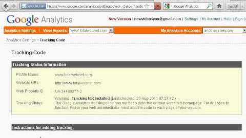 Video 23 - How to Add Google Analytics to Wordpress.avi