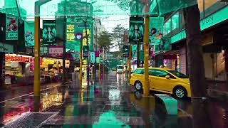 Taiwan Cyberpunk Ximending Rain Walk | January 2024