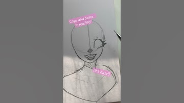 Copy and paste… in real life!? (Is it magic?)| Minuit Roux| #art #arttips