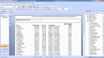 Advanced Crystal Reports 2011 Tutorial | Different Headers and Footers on Odd and Even Pages