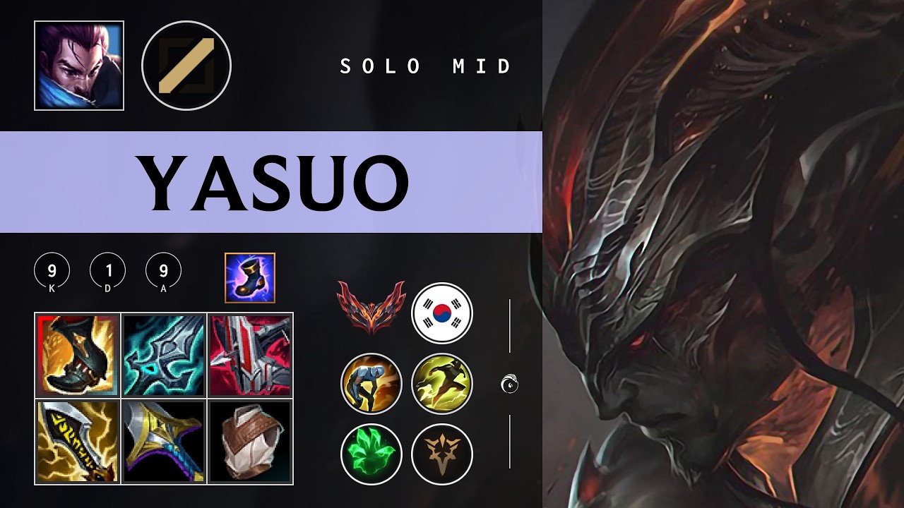 Yasuo Mid vs Akali - KR Grandmaster Patch 26.05