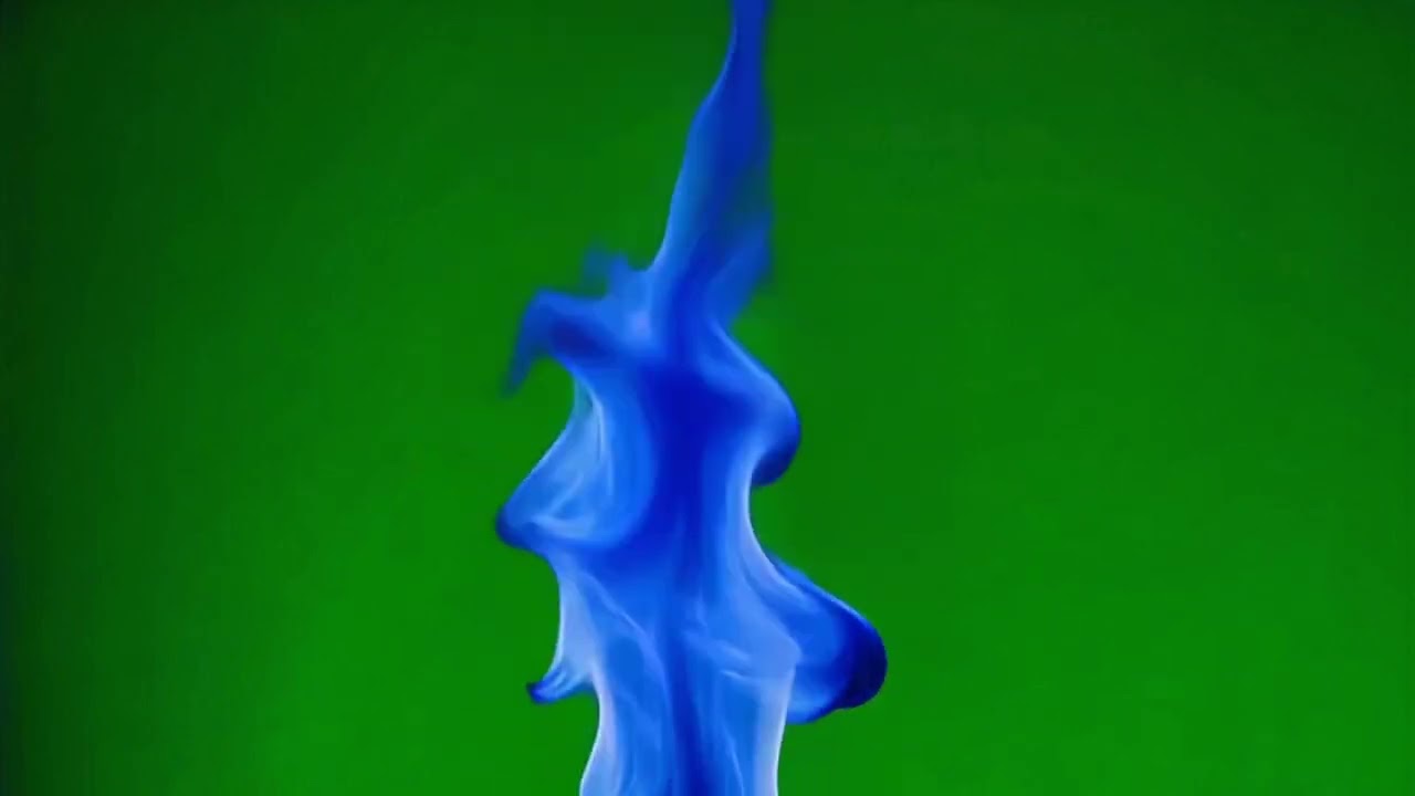 Blazing Blue: Green Screen Fire Template