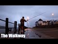 Fishing The Walkway on the River Tyne - Shore fishing UK