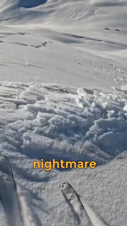 Skier Caught in Avalanche Faces Nightmare Scenario