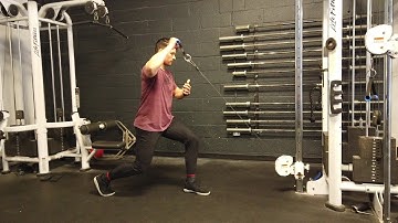 Split Stance 90:90 External Rotation in Scapular Plane
