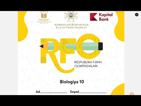 RFO BİOLOGİYA 2023-24 I TUR X SİNİF SUALLARININ İZAHI