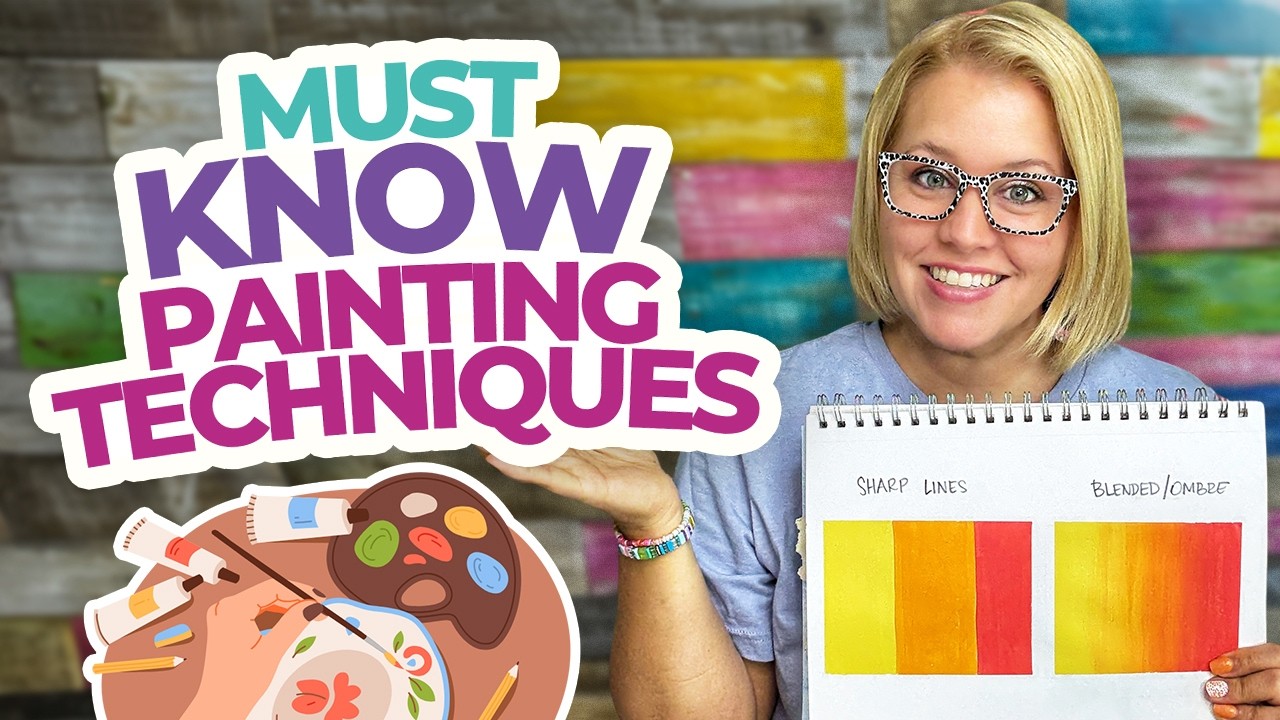Sharp Lines or Blended Backgrounds? Master BOTH Painting Techniques!