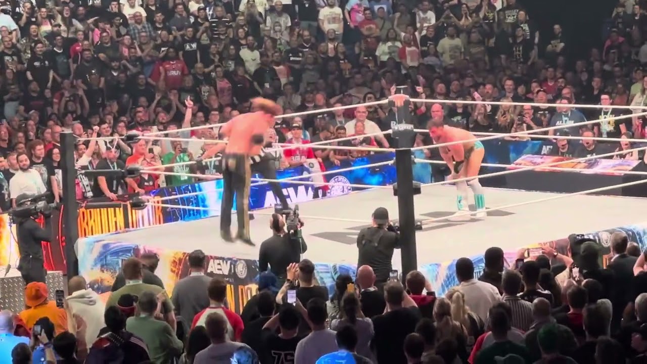 Finish to MJF vs Hangman for the AEW Title AEW Forbidden Door