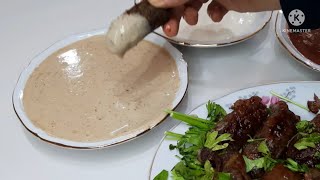 طريقة عمل سلطة الطحينة ( طحينة الكفتة )