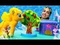 Литл пони и Русалка - Игры для девочек - Волшебный сундук Русалочки для пони Эпл Джек