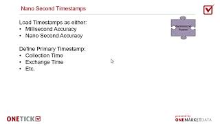Nano Second Timestamp Handling