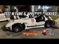 Test n Tune at Kilkare &amp; applying stickers!