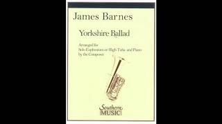 Barnes Yorkshire Ballad "Karaoke - Accompaniment"