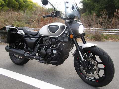 ☆2023年 ヒョースンGV250DRAスポーツクルーザー 始動走行チェック動画