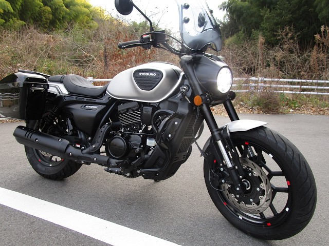 エンジン始動動画あり　堺市堺区ヒョースンGV250 ☆2023年 ヒョースンGV250DRAスポーツクルーザー 始動走行チェック動画