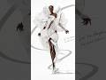 Rendering Sheer Fabrics in Fashion Illustration | Iris van Herpen Fall 2023 Couture on Procreate