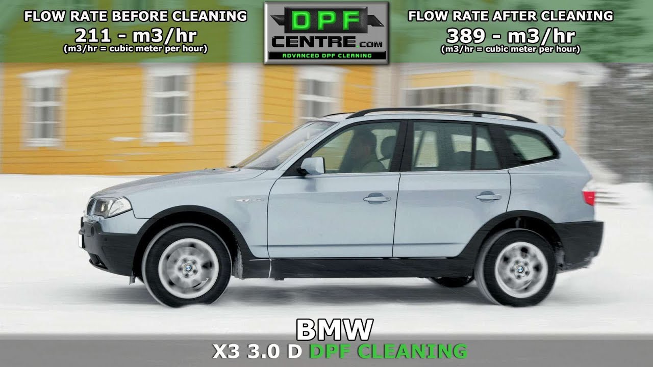 BMW X3 3.0 D DPF Cleaning YouTube