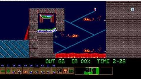 Lemmings Custom Level - Hot And Greasy