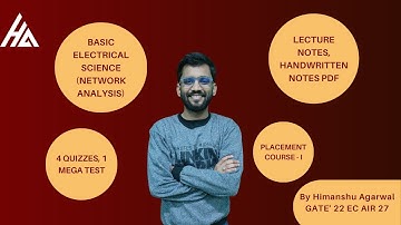 🔥 Course Launch 3 || Basic Electrical Science (Network Analysis) - Placement Course I || Enroll Now🔥