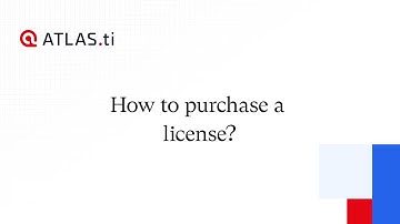 How to purchase an ATLAS.ti license?