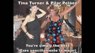 Tina Turner & Pilar Peláez