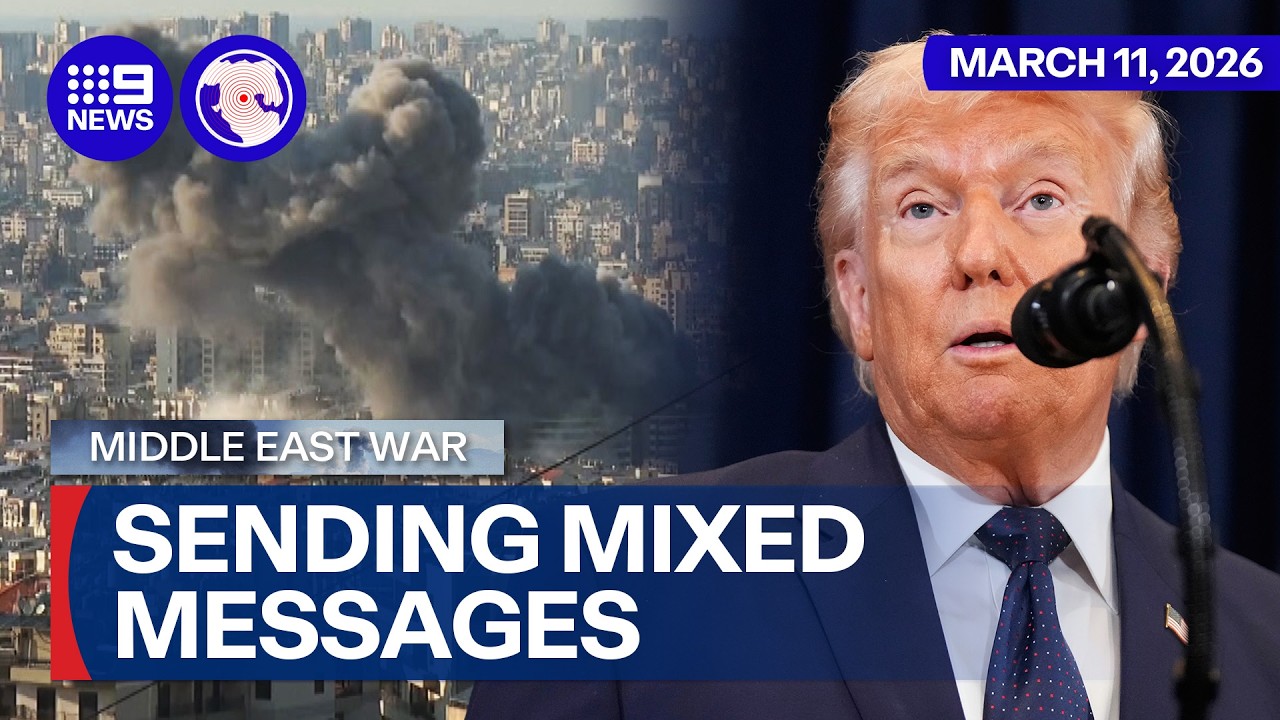 Trump Administration sends mixed messages over Iran War | 9 News Australia