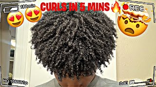 How To Get Curly Hair in 5 Mins | Black Men and Women Tutorial (2021)