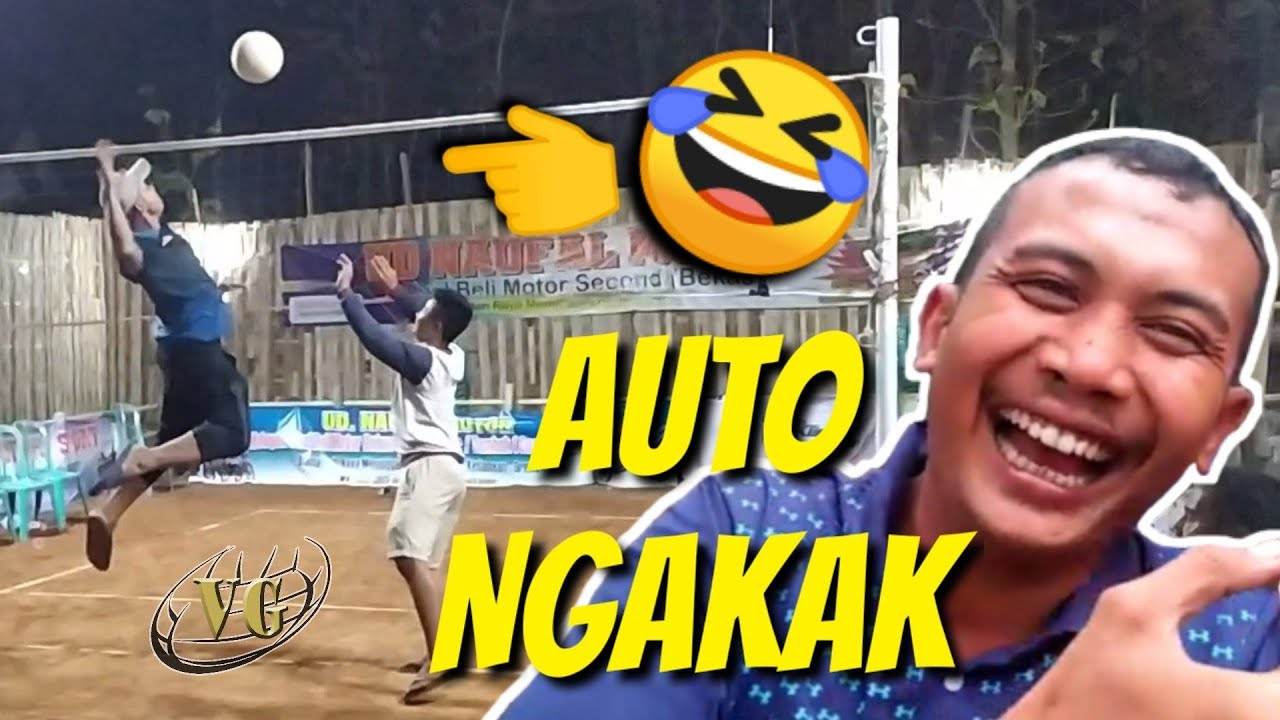 LUCU !!!! 😆😂 Percobaan Smash Gagal, Tak Semudah Yang Dibayangkan 