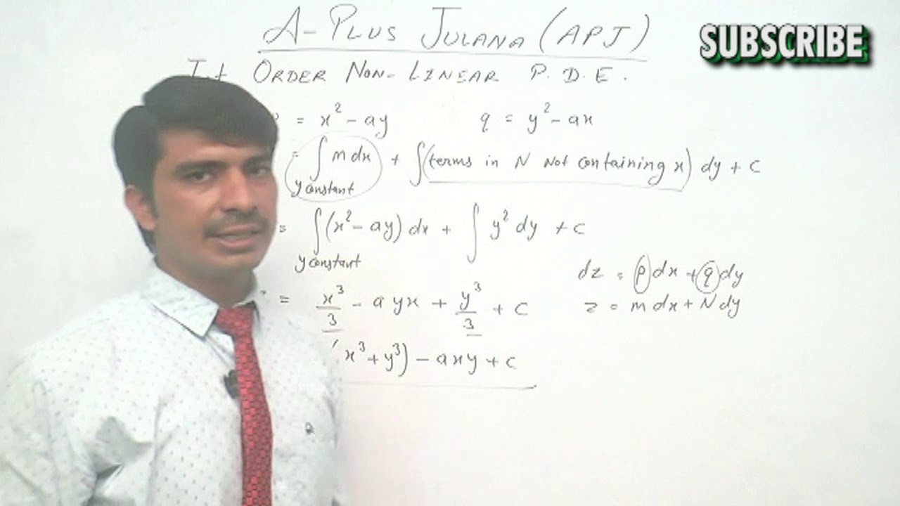 compatibility-first-order-non-linear-partial-differential-equation-b-sc