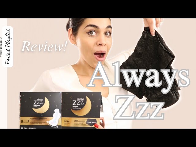 Always Zzz Pad and Underwear *REVIEW* 