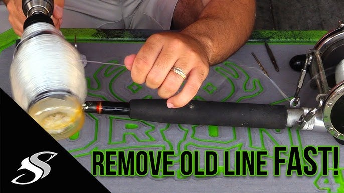 How to quickly and easily remove fishing line from a reel 